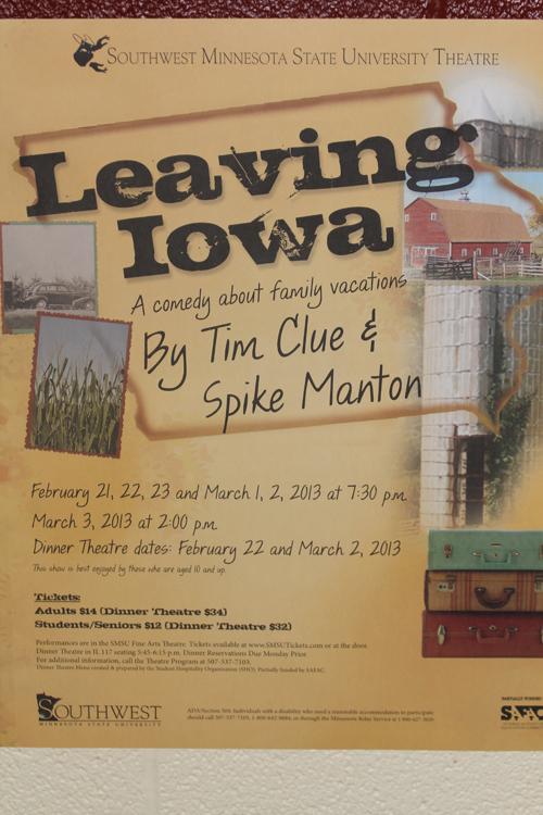 Upcoming Play: Leaving Iowa