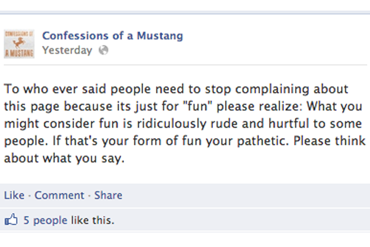 The Rise and Fall of the Mustang Confessions