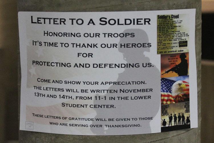 Support in Words: Letters to Soldiers