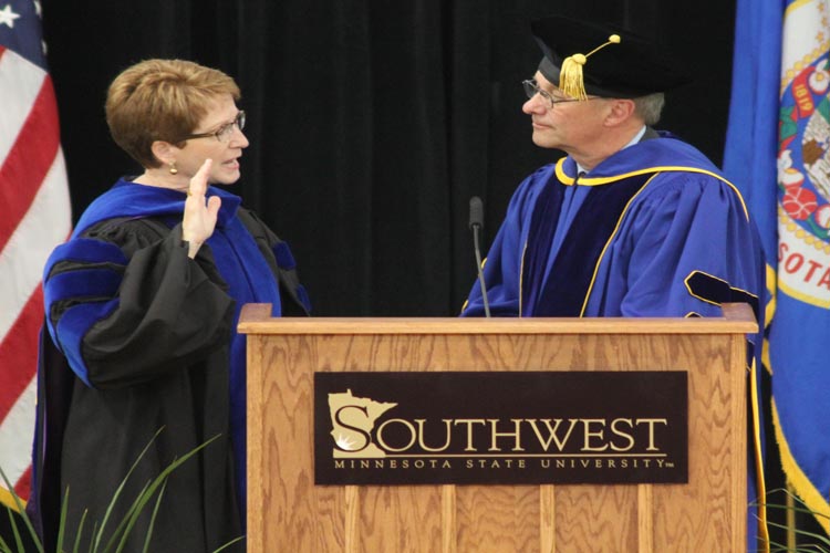 Dr. Connie J. Gores Inaugurated as SMSU’s Ninth President