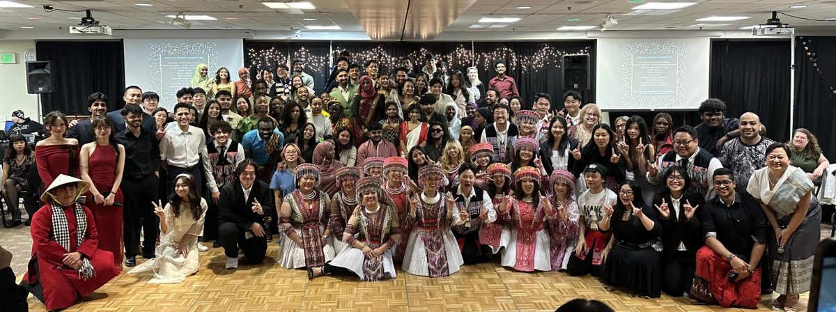 Group picture of the performers at the Gala