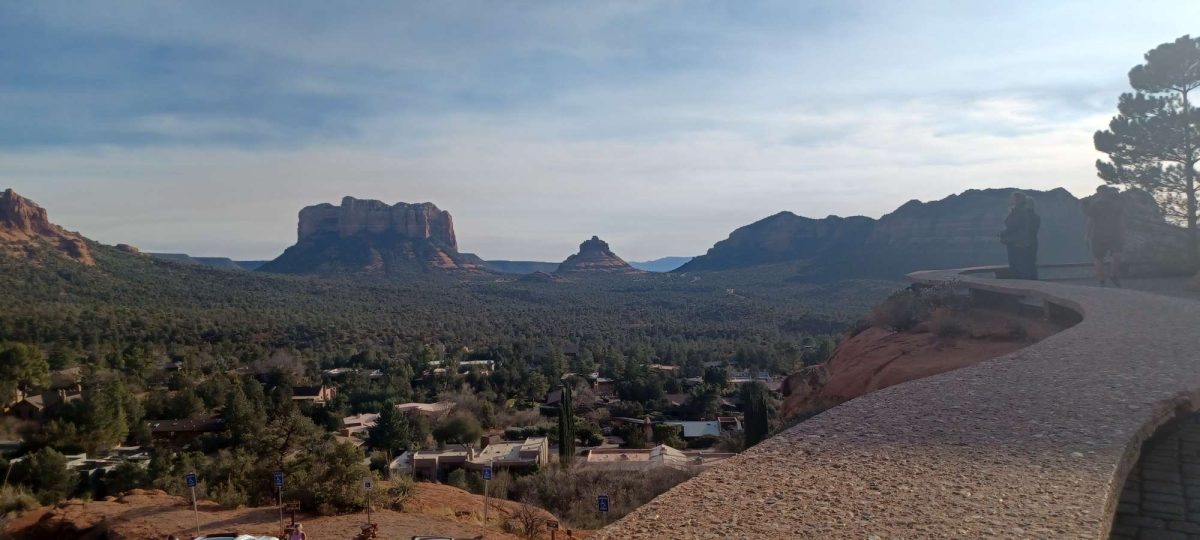 Landscape image of Arizona town.  